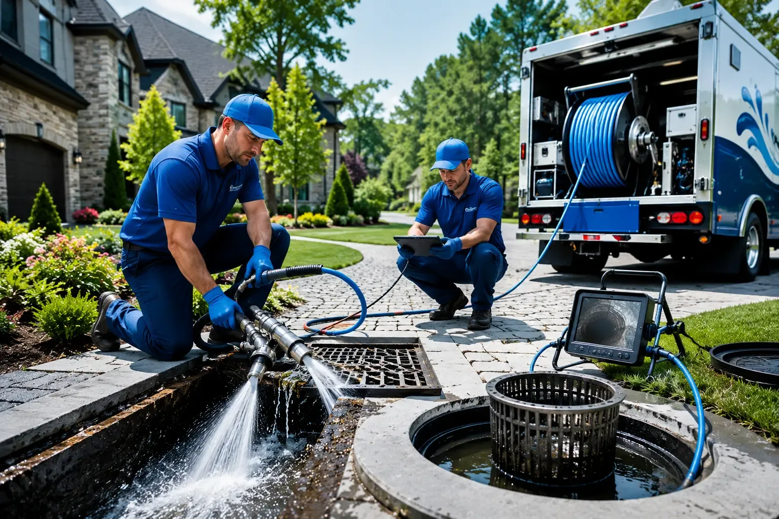 Local outdoor drain cleaning professionals in Marble Falls, TX